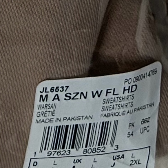 Adidas Men's Brown Hoodie Sweater - Picture 11 of 15